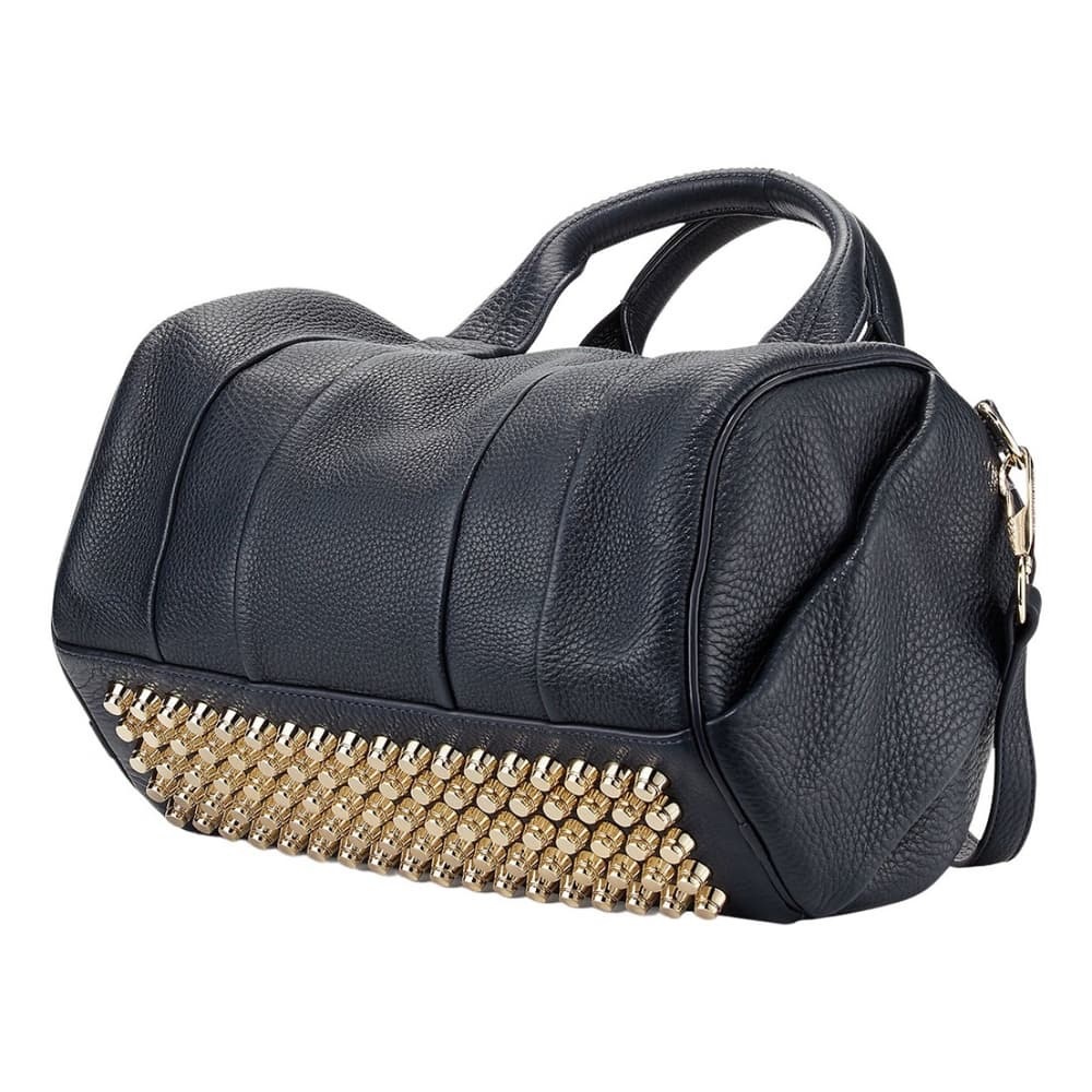 Alexander Wang Pebbled Rockie Black Gold Hardware Bag
